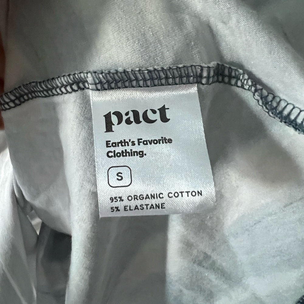 Pact Organic Cotton Striped Midi Dress Small | Sustainable Sleeveless Crisscross - Picture 3 of 6